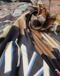 Dolce & Gabbana Multicolor Taormina Modal Shawl 130cm x 130cm Men Men's Scarf