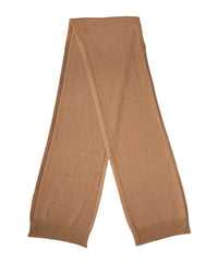 Dolce & Gabbana Brown Cashmere Knitted Foulard 207cm x 29cm Men Men's Scarf