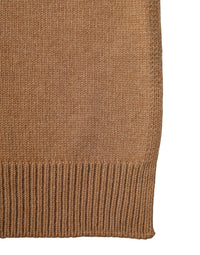Dolce & Gabbana Brown Cashmere Knitted Foulard 207cm x 29cm Men Men's Scarf
