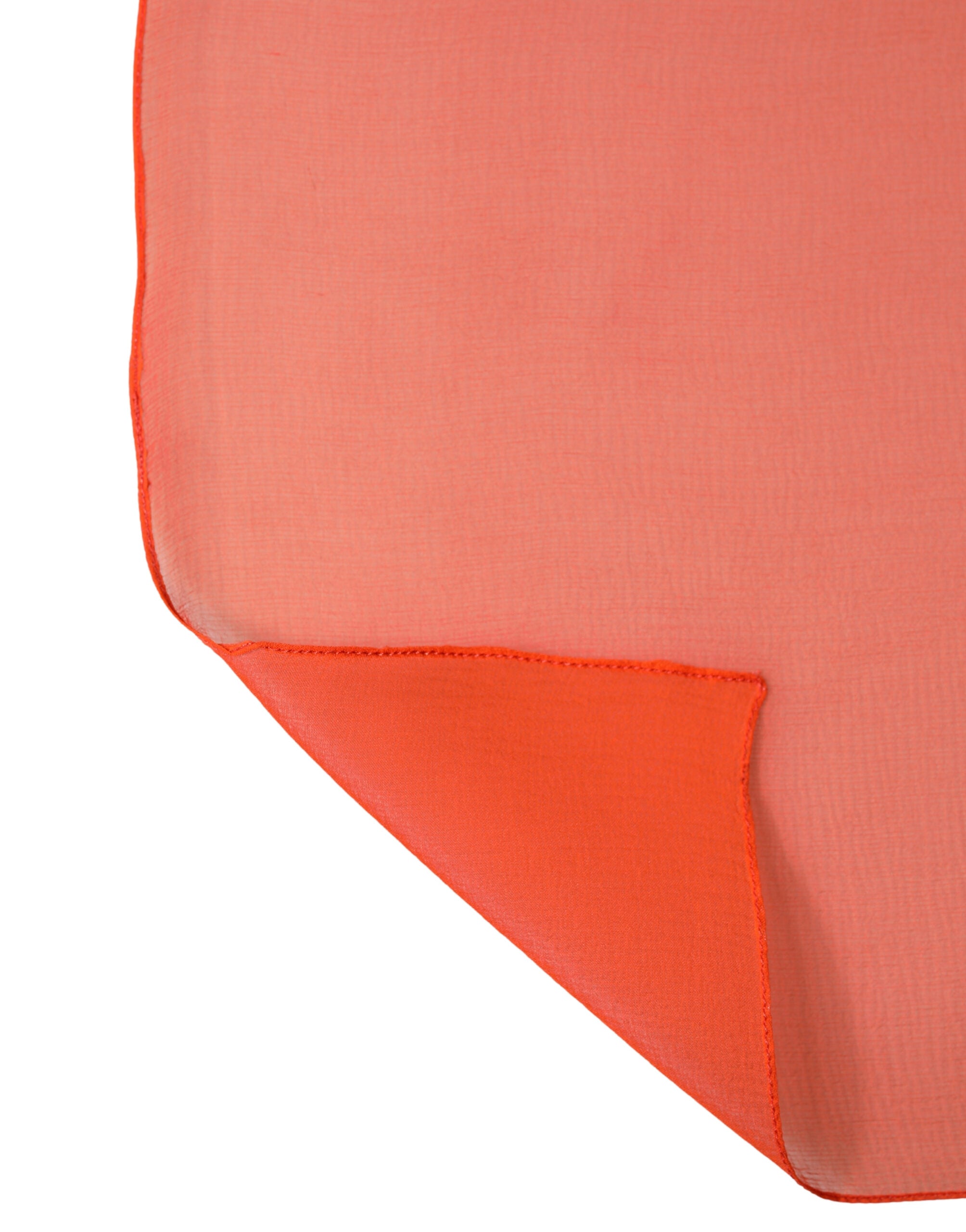 Dolce & Gabbana Bright Red Silk Wrap Shawl Foulard 132cm x 98cm Women's Scarf