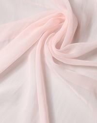 Dolce & Gabbana Light Pink Silk Neck Wrap Foulard 91.5cm x 88cm Women's Scarf