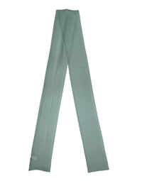 Dolce & Gabbana Teal Silk Sash Wrap Foulard Stole 292cm x 19cm Women's Scarf
