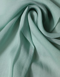 Dolce & Gabbana Teal Silk Sash Wrap Foulard Stole 292cm x 19cm Women's Scarf