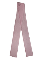 Dolce & Gabbana Pink Silk Sash Wrap Shawl Foulard 291cm x 19cm Women's Scarf