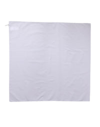 Dolce & Gabbana White Cotton Wrap Square Shawl Stole 71cm x 70cm Women's Scarf