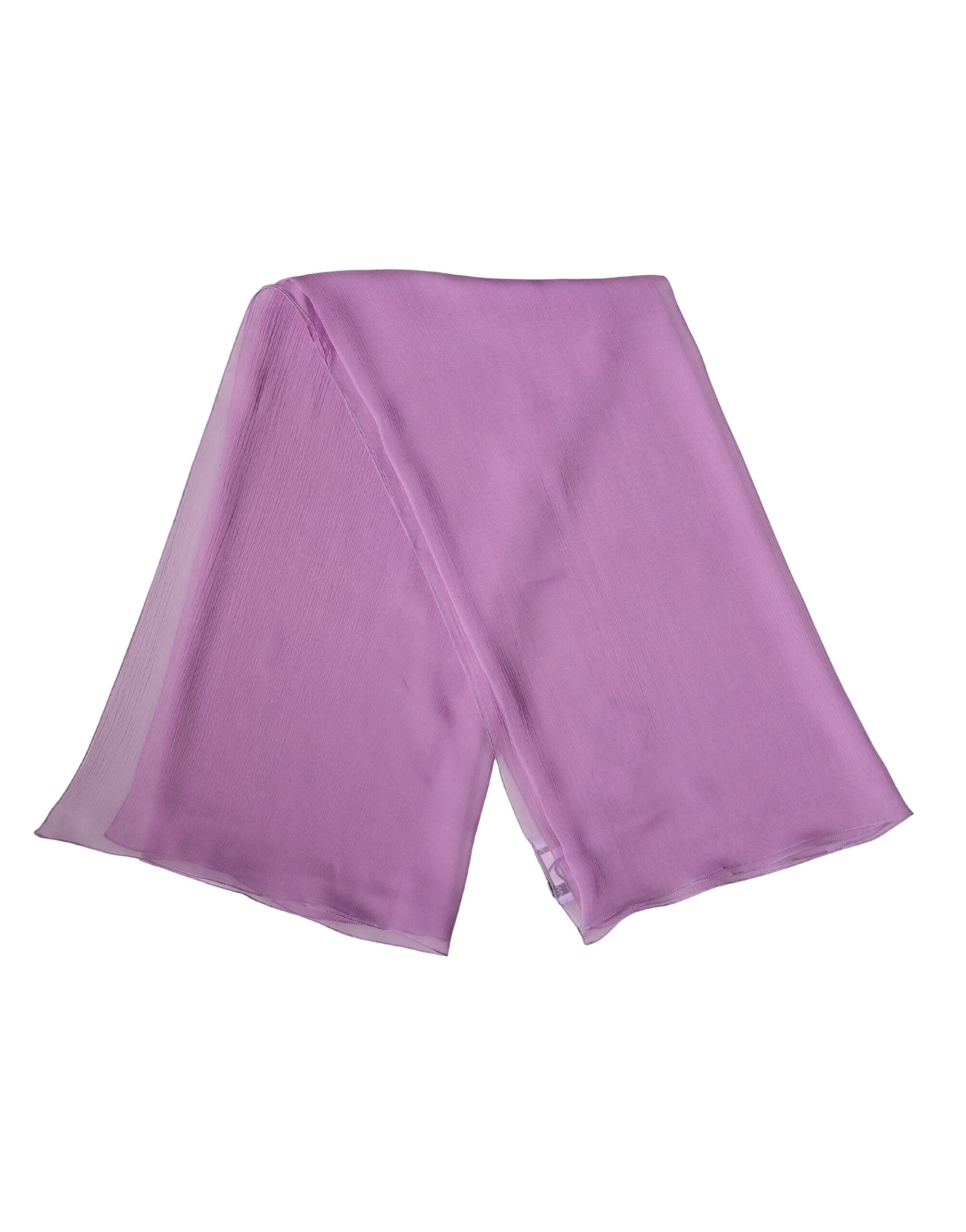 Dolce & Gabbana Light Purple Silk Neck Wrap Foulard 114cm x 114cm Wome ...