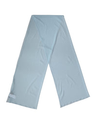 Dolce & Gabbana Light Blue Silk Neck Wrap Shawl Stole 200cm x 64cm Women's Scarf