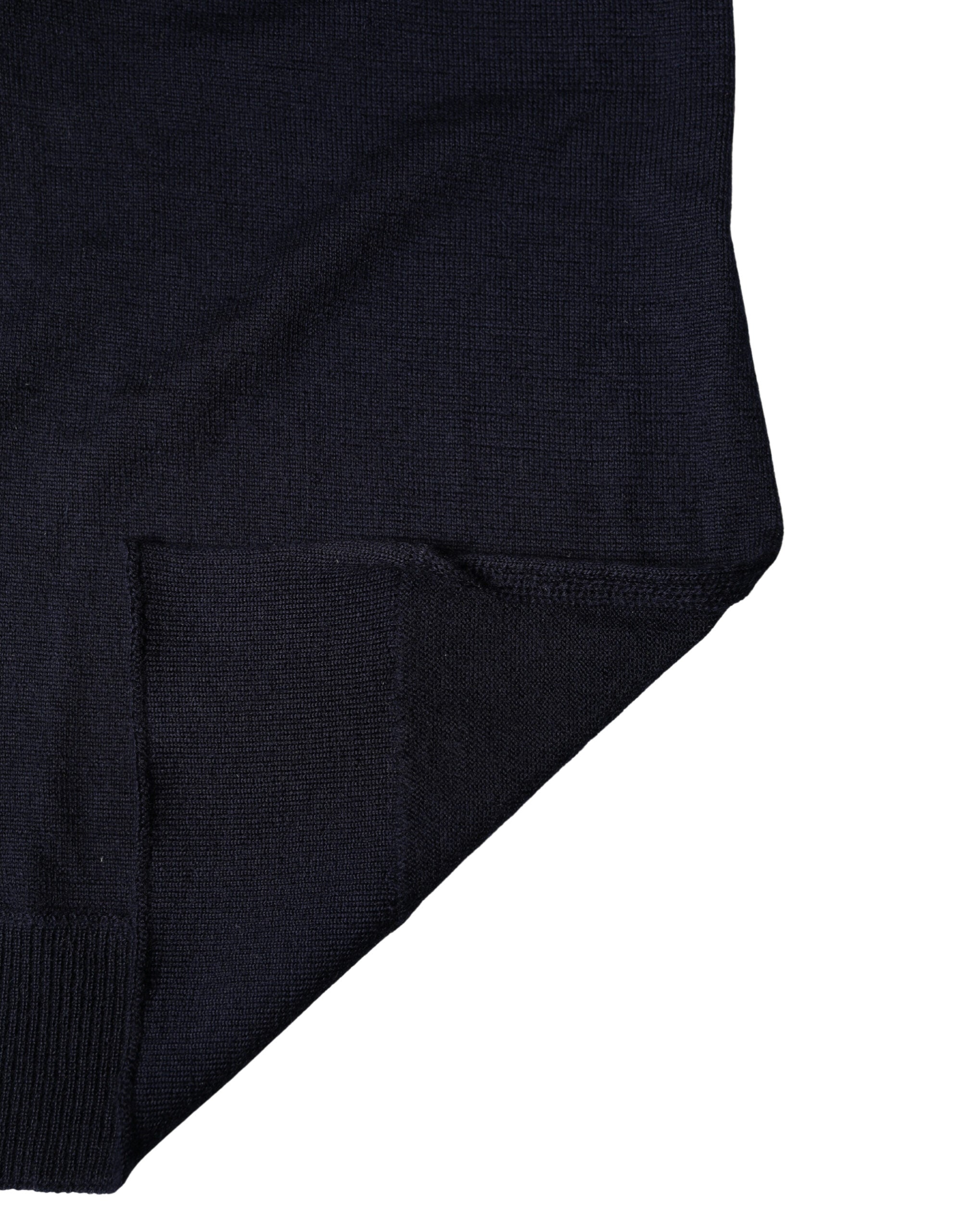 Dolce & Gabbana Black Wool Knitted Shawl Neck Wrap 200cm x 25cm Women's Scarf