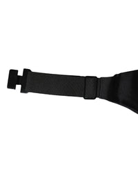 Dolce & Gabbana Dolce & Gabbana Black 100% Silk Wide Belt Waist Men's Cummerbund