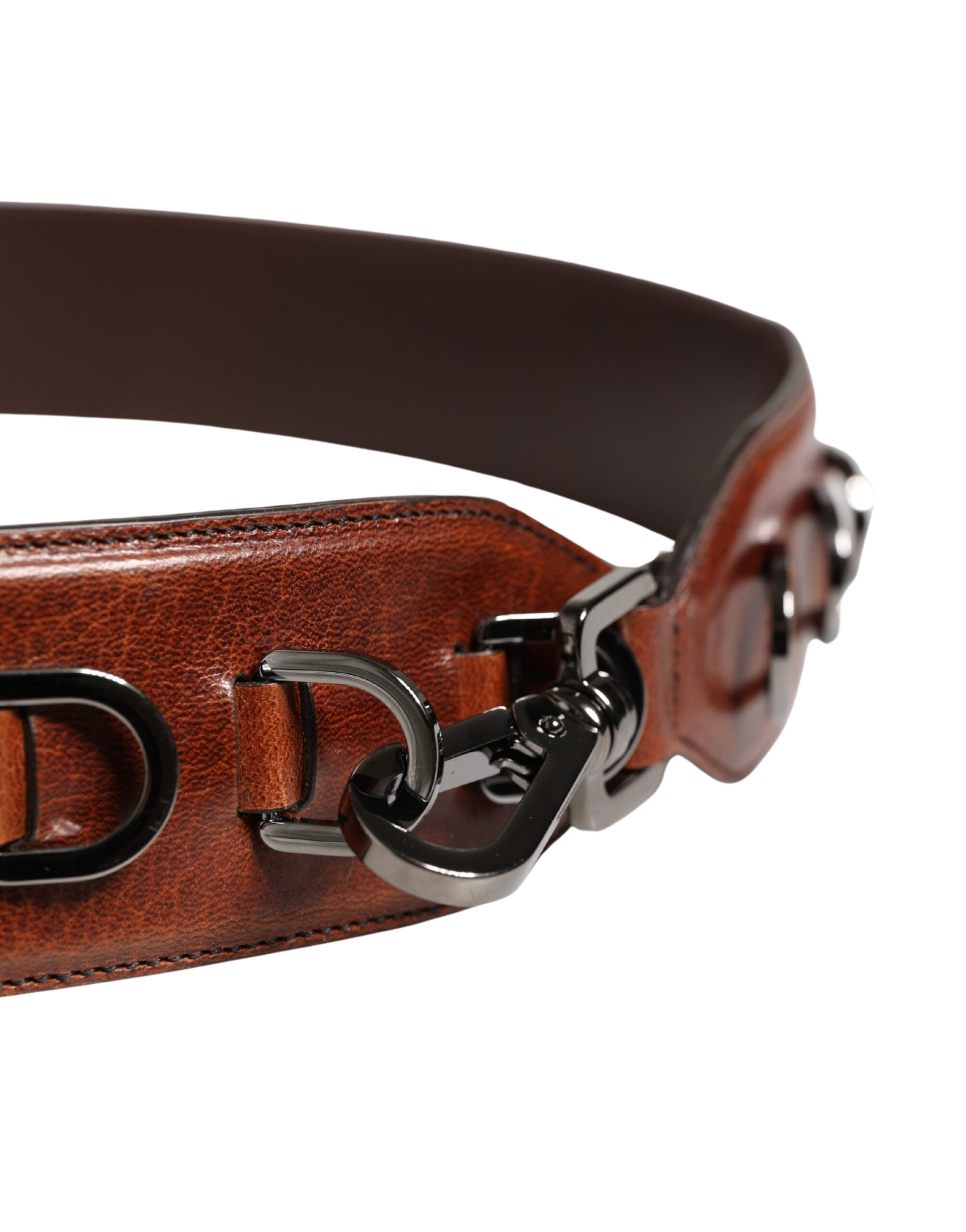 Dolce & Gabbana Dolce & Gabbana Brown Horse Velvet Leather Bag Accessory Shoulder Men's Strap