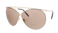 Tom Ford Gold Round FT0761 28Y Sunglasses