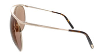 Tom Ford Gold Round FT0761 28Y Sunglasses