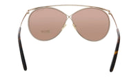 Tom Ford Gold Round FT0761 28Y Sunglasses