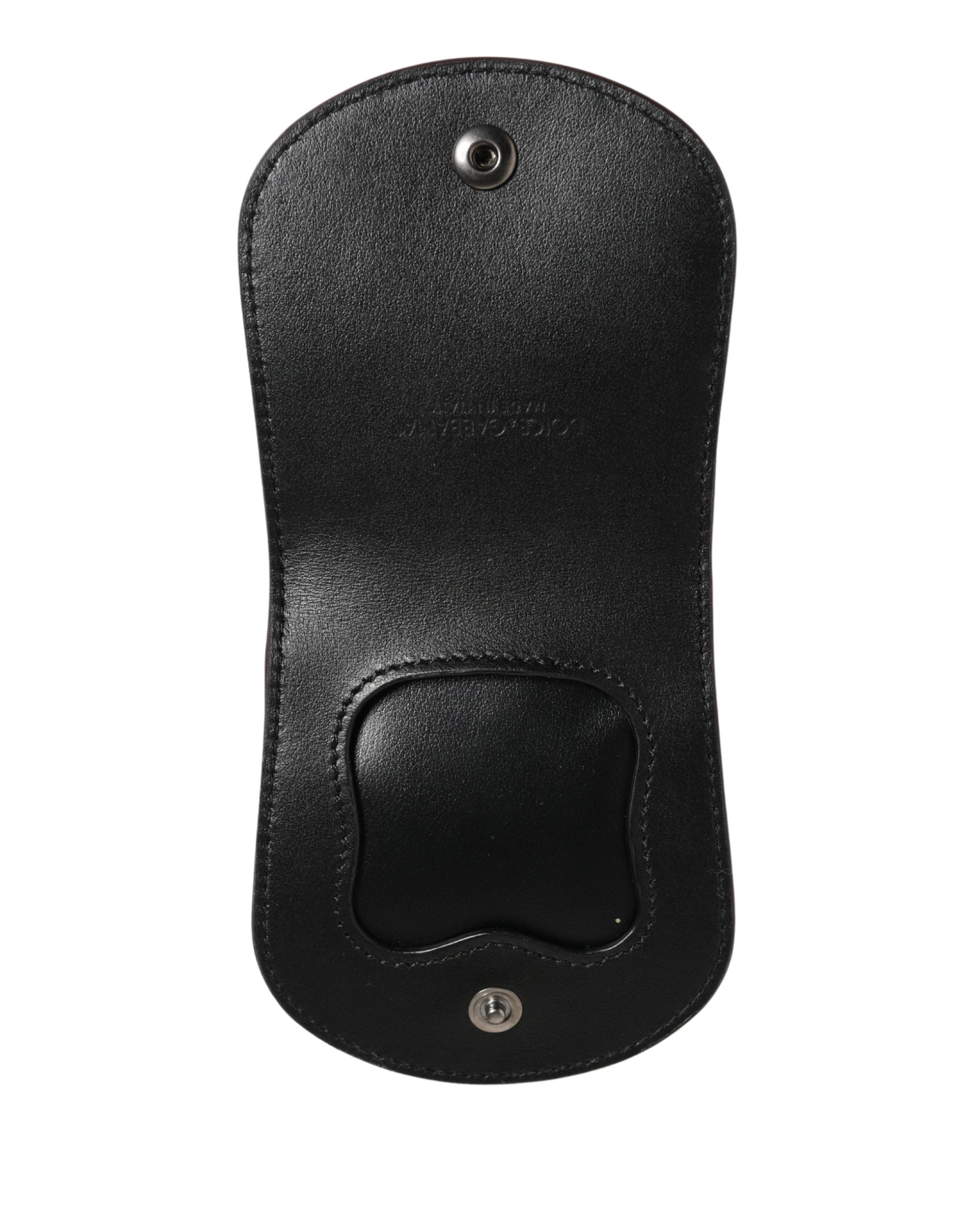 Dolce & Gabbana Dolce & Gabbana Burgundy Exotic Skin Condom Case Holder Pocket Men's Wallet