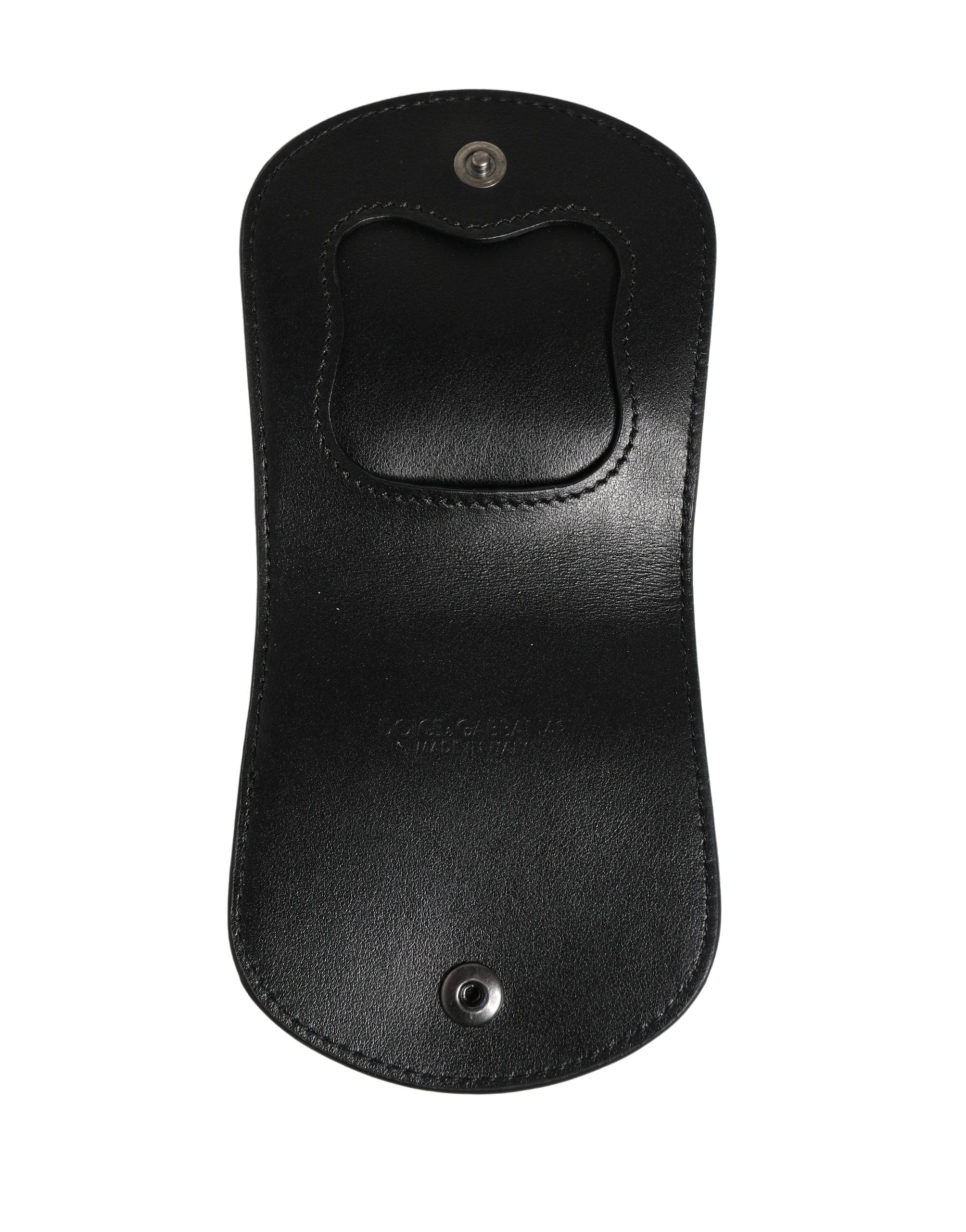 Dolce & Gabbana Dolce & Gabbana Black Exotic Skin Condom Case Holder Pocket Men's Wallet