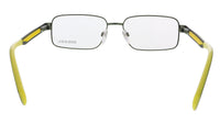 Diesel Black Yellow Rectangle DL5051 097 Eyeglasses