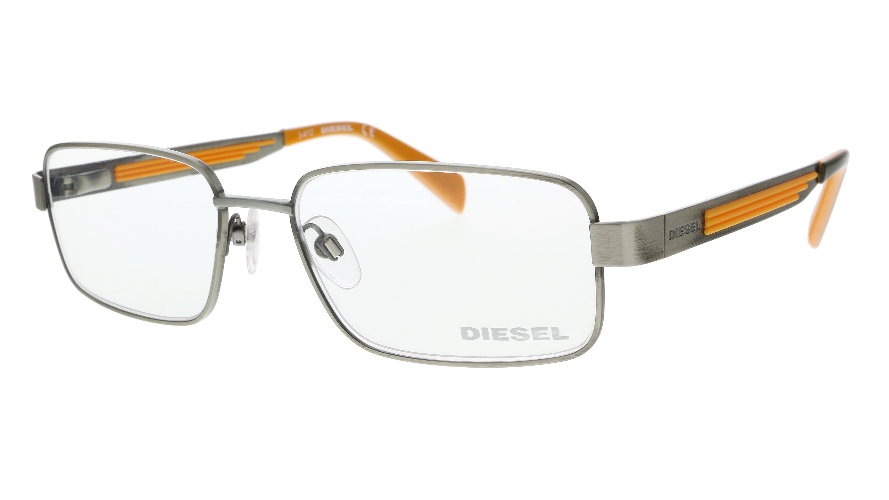 Diesel Orange Rectangle DL5051 008 Eyeglasses