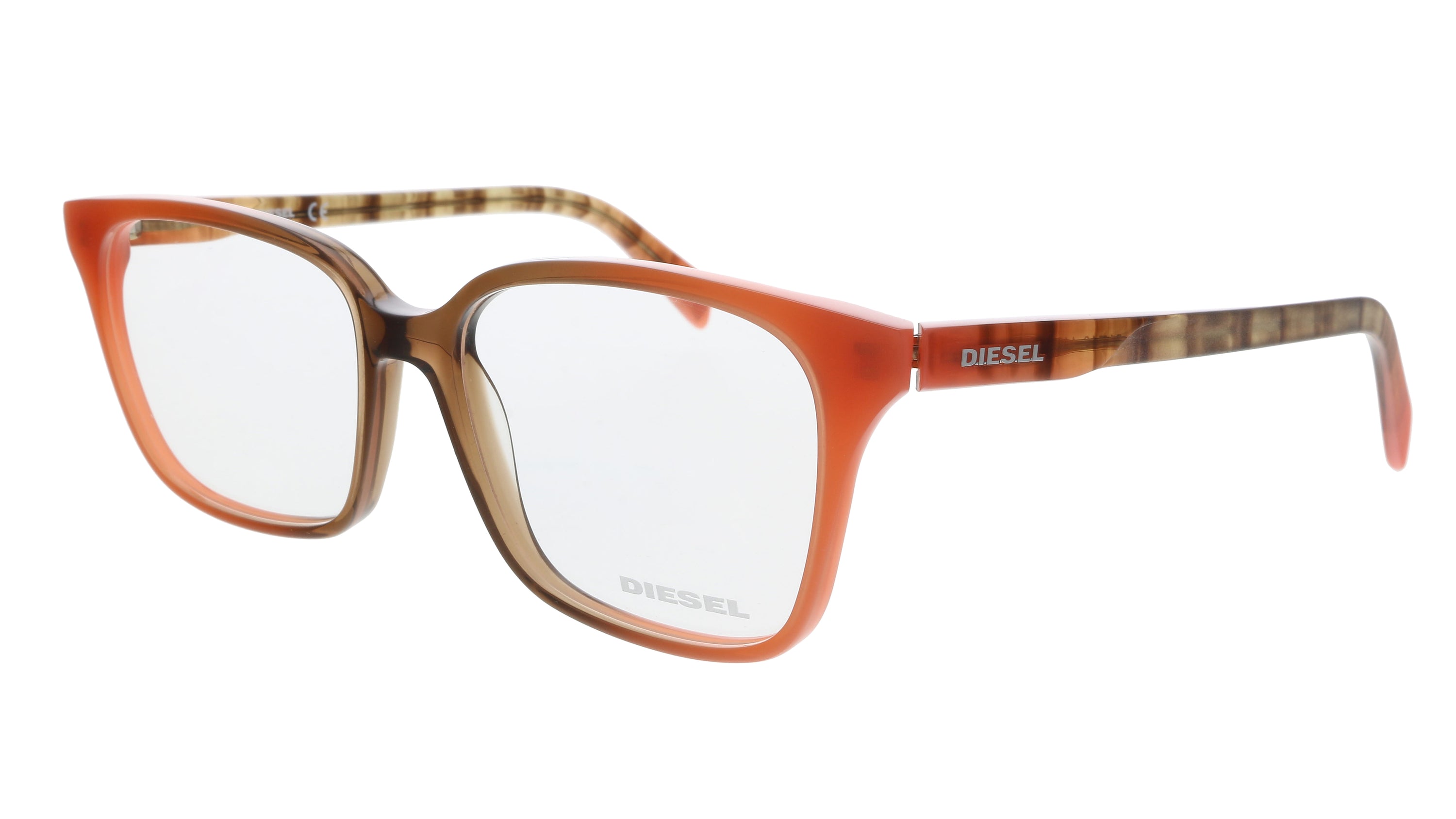 Diesel Red Rectangle DL5055 074 Eyeglasses