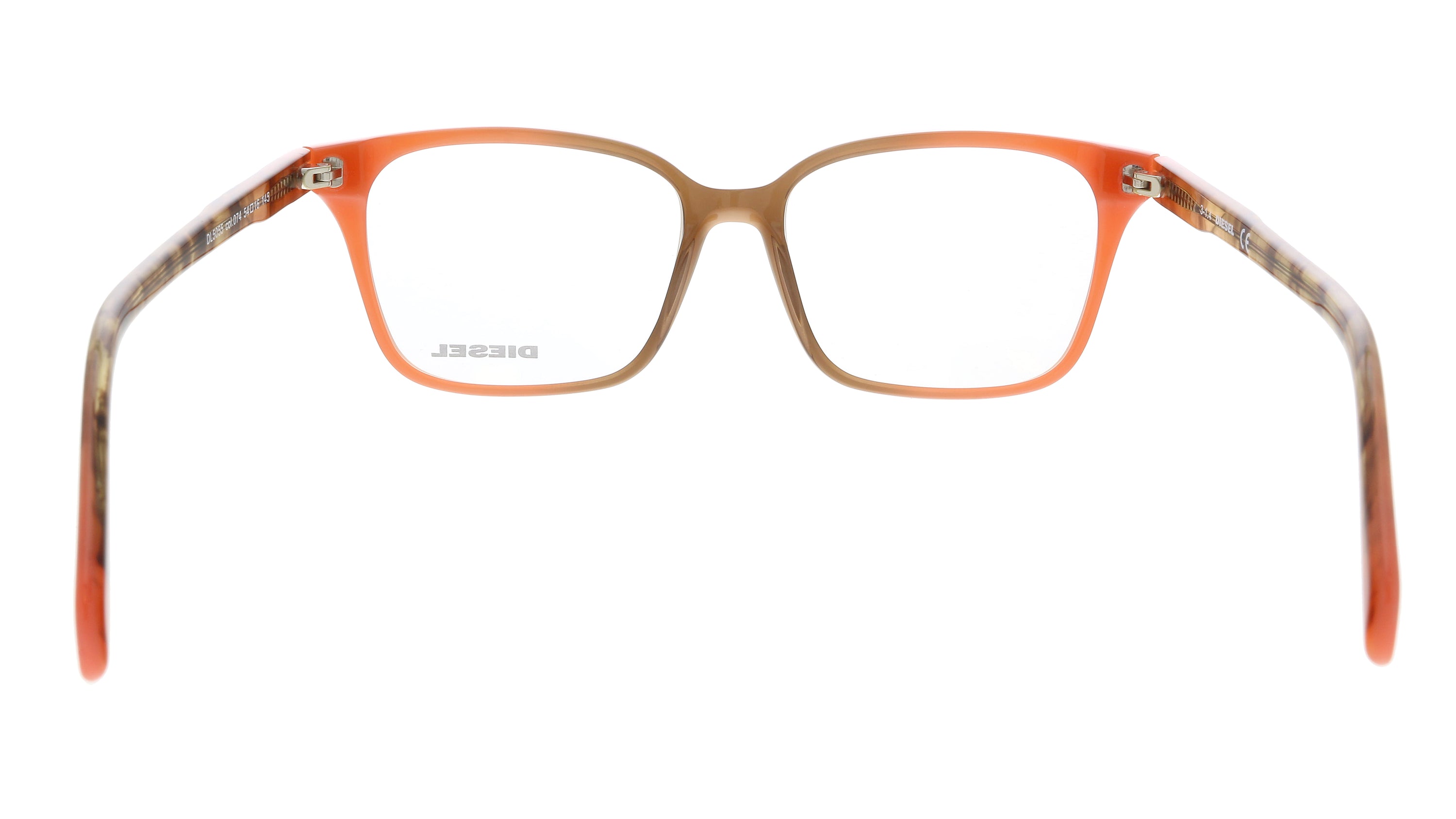 Diesel Red Rectangle DL5055 074 Eyeglasses