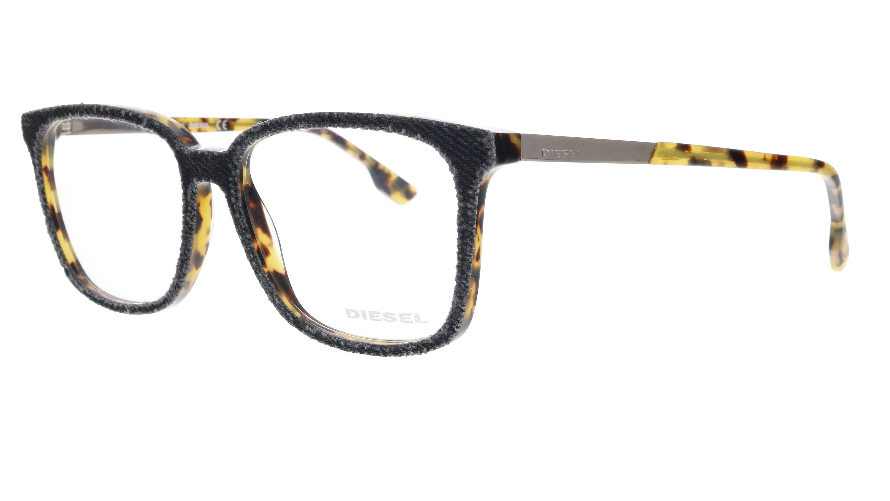 Diesel Havana Rectangle DL5116 053 Eyeglasses