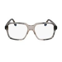 Victoria Beckham Eyeglasses Square Full Rim, Vintage Shaded Brown Frame and Clear Demo Lenses Lens VB2668233