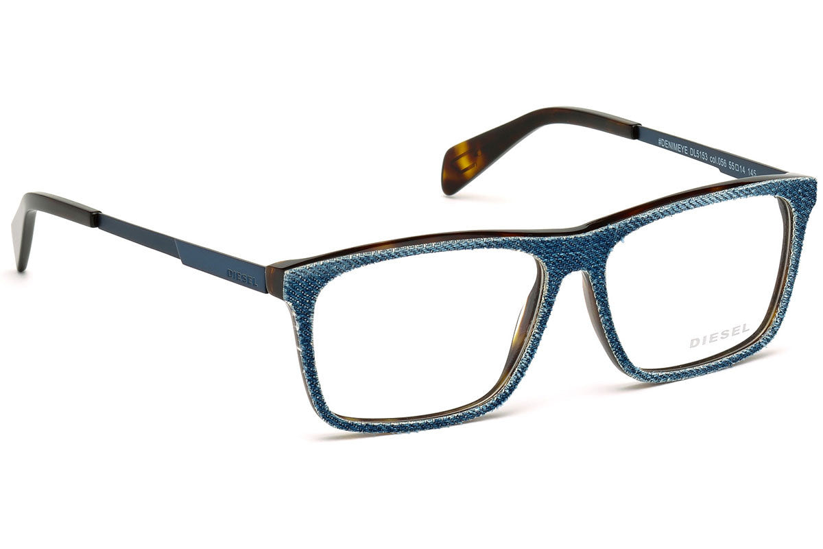 Diesel Blue Rectangle DL5153 056 Eyeglasses