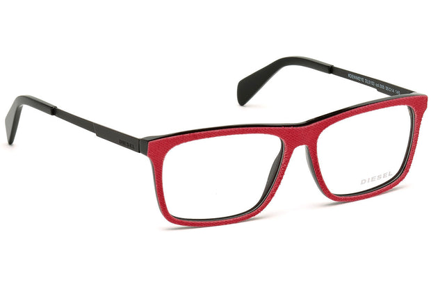 Diesel Red Denim Rectangle DL5153 005 Eyeglasses