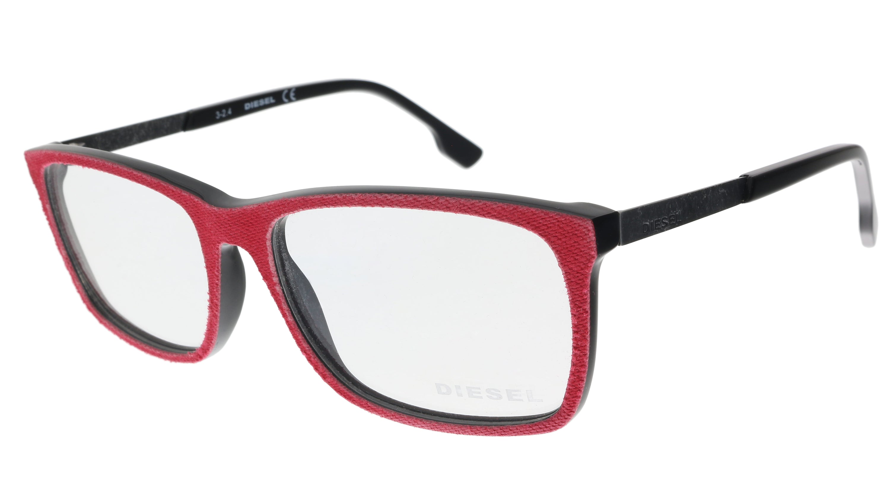Diesel Red Rectangle DL5166 05A Eyeglasses