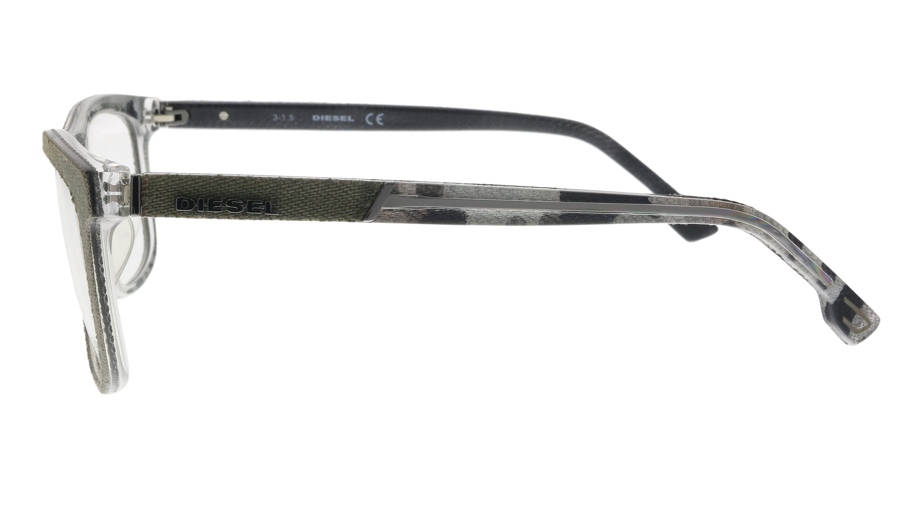 Diesel Grey Rectangle DL5191-F 098 Eyeglasses