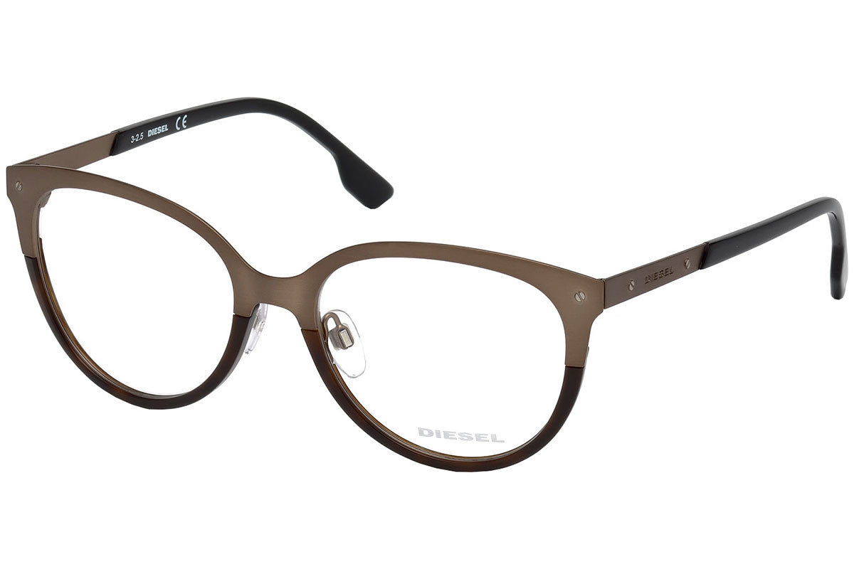 Diesel Brown Round DL5217 038 Eyeglasses