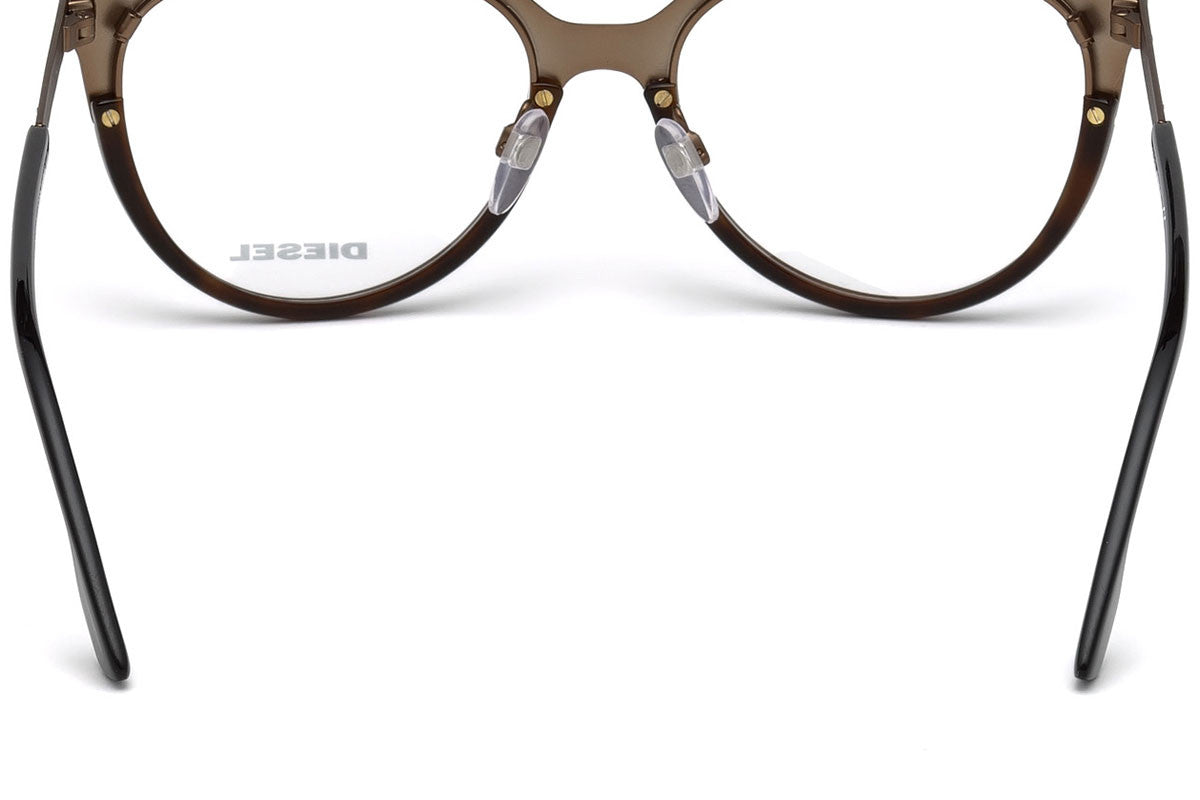 Diesel Brown Round DL5217 038 Eyeglasses