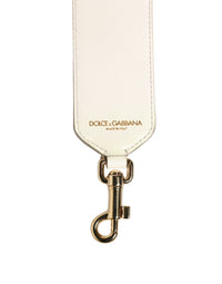 Dolce & Gabbana Dolce & Gabbana White Blue Floral Leather Stud Accessory Shoulder Women's Strap