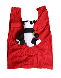 Dolce & Gabbana Dolce & Gabbana Men Red Polyester Panda Stuffed EcoMen's Tote Borse Men's Bag