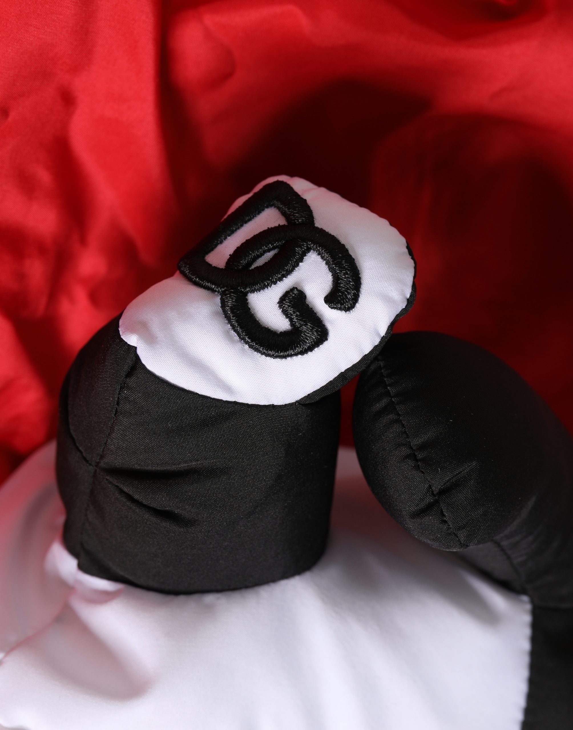 Dolce & Gabbana Dolce & Gabbana Men Red Polyester Panda Stuffed EcoMen's Tote Borse Men's Bag