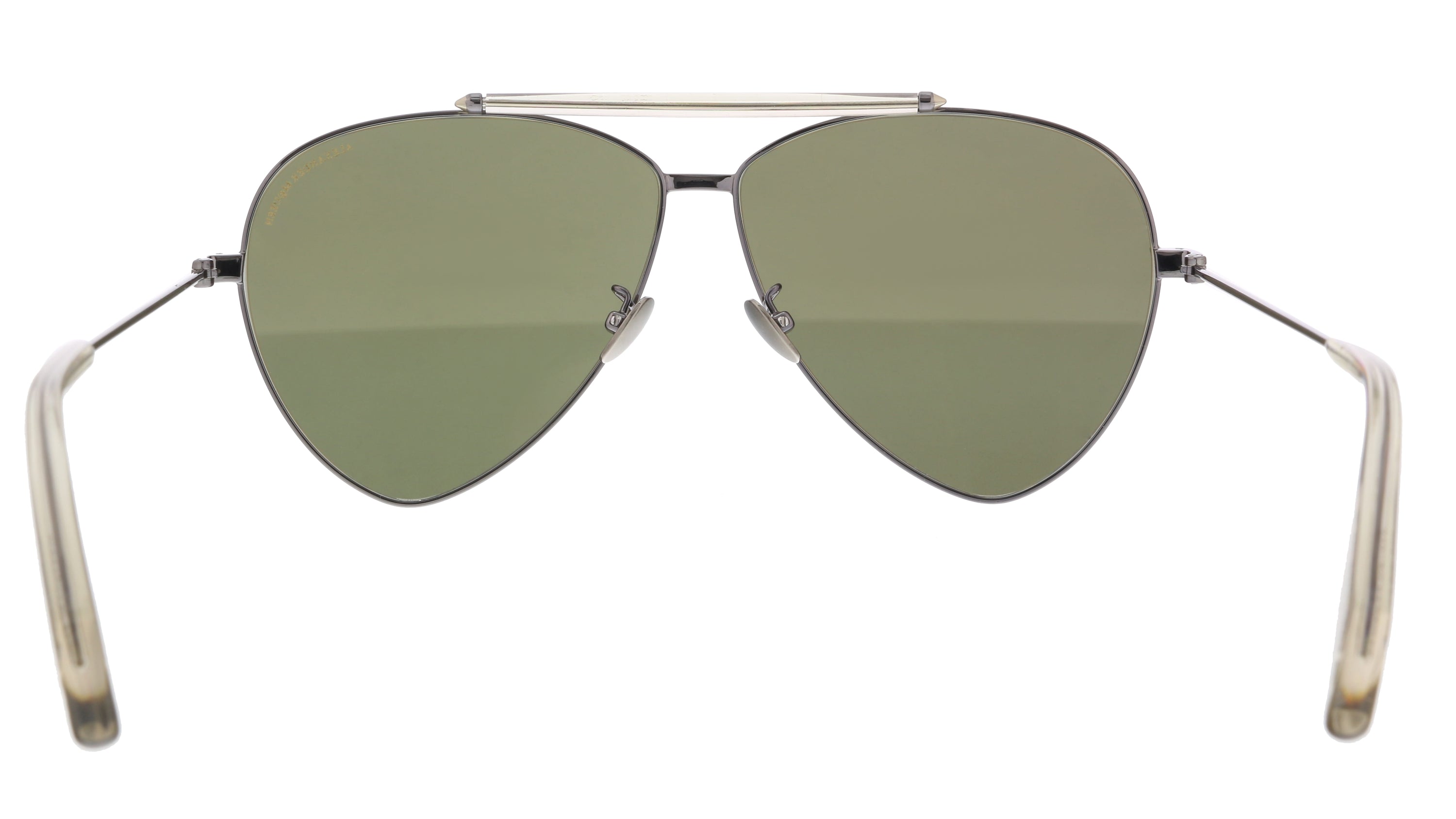 Alexander McQueen Ruthenium Aviator AM0058S 003 Sunglasses