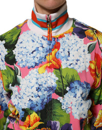 Dolce & Gabbana Dolce & Gabbana Multicolor Floral Print Zip Cardigan Women's Jacket