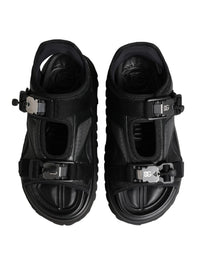 Dolce & Gabbana Black Logo Detailed Men Chunky Sandals Men's Shoes