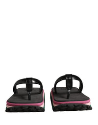 Dolce & Gabbana Multicolor Rubber Chunky Flip Flop Women's Shoes