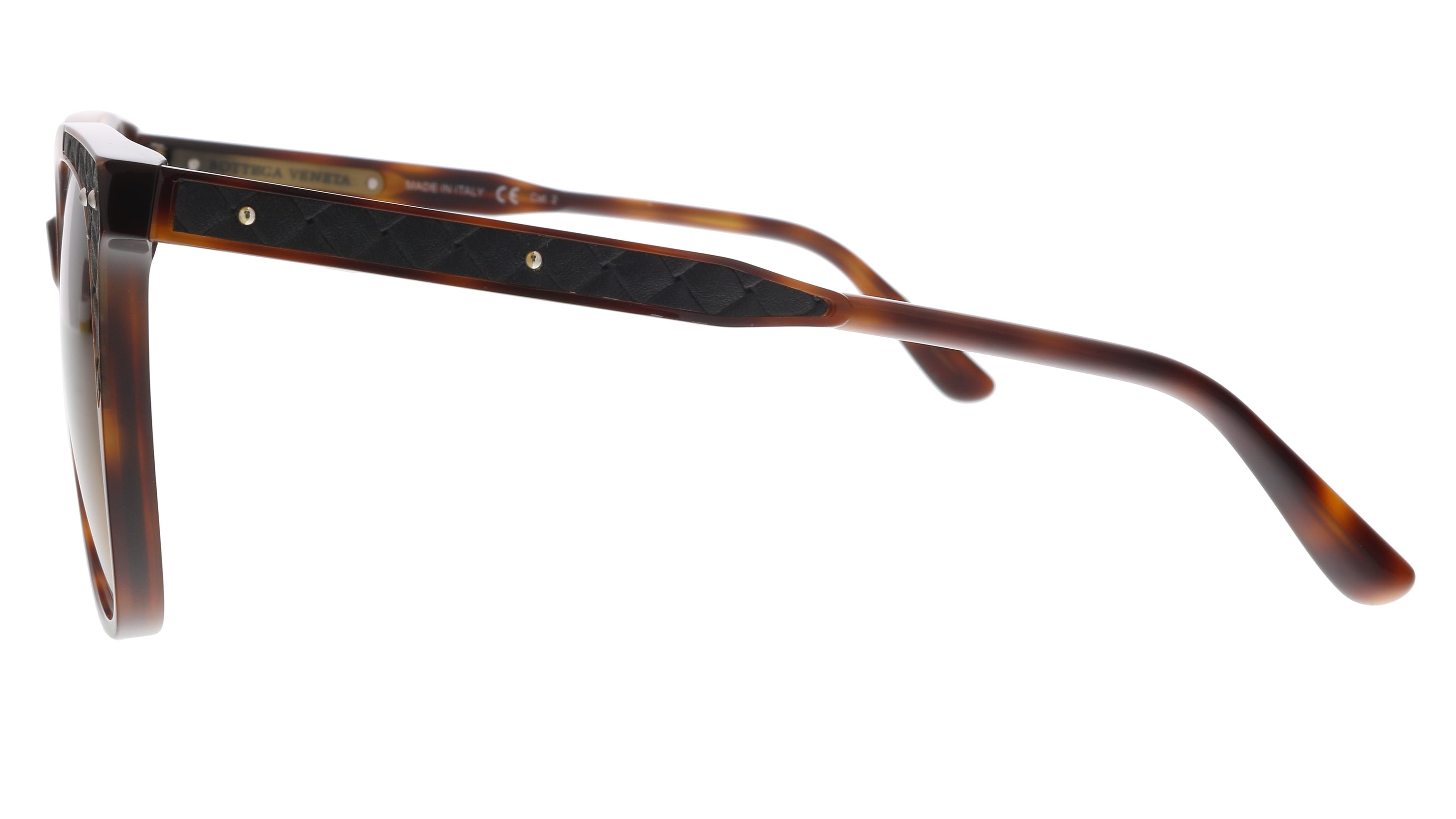 Bottega Veneta Brown Rectangle BV0118S-002 Sunglasses