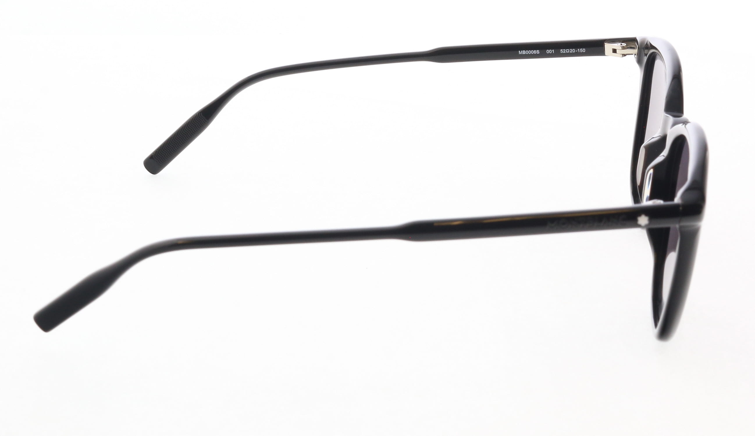 Montblanc Black Rectangle MB0006S-001 Sunglasses