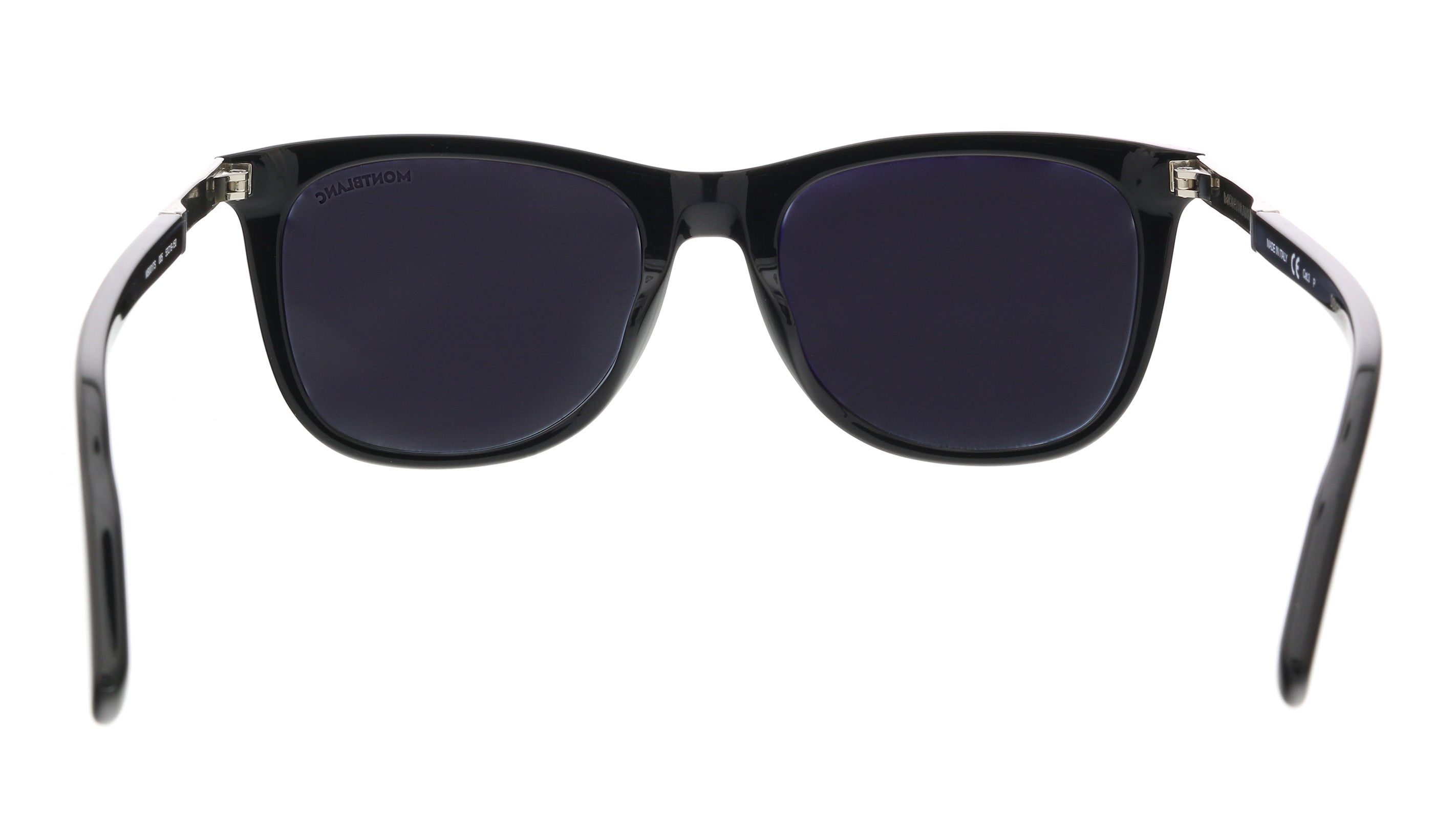 Montblanc Black Rectangle MB0017S-005 Sunglasses