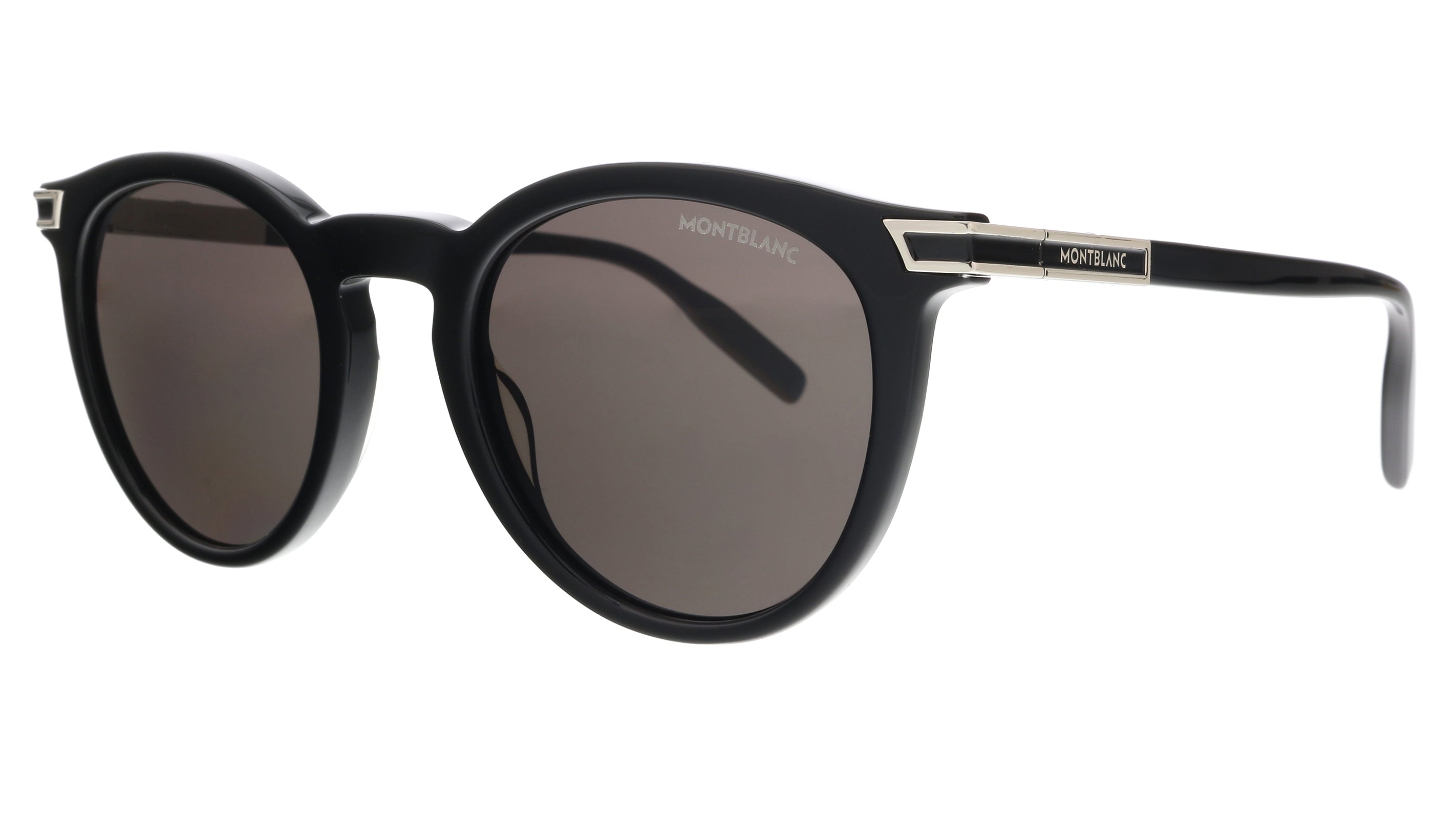 Montblanc Black Round MB0041S-001 Sunglasses