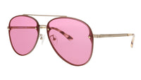 McQ Gold Aviator MQ0136S-012 Sunglasses