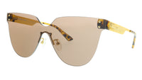 McQ Havana Rectangle MQ0130S-002 Sunglasses