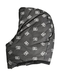Dolce & Gabbana Black Logo Print Whole Head Wrap Capello Men's Hat