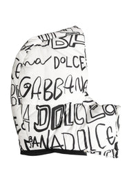 Dolce & Gabbana White Logo Print Whole Head Wrap Capello Men's Hat