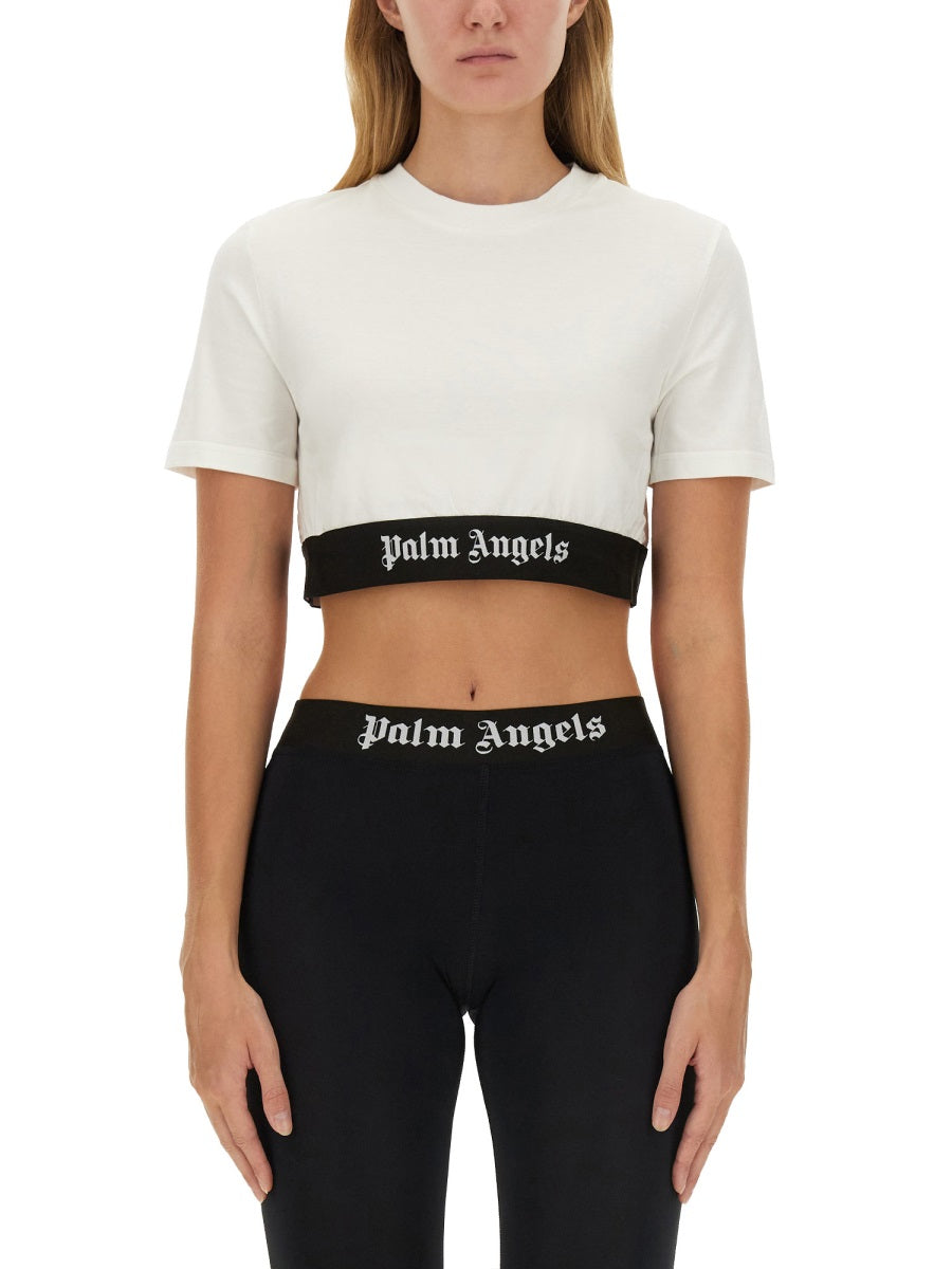 Palm Angels Women T-Shirt With Logo