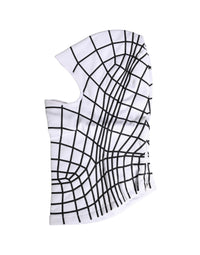 Dolce & Gabbana Men White Stripes Nylon Ski Mask Balaclava Men's Hat