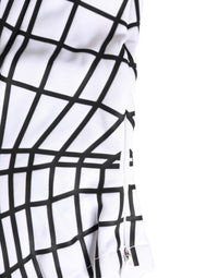 Dolce & Gabbana Men White Stripes Nylon Ski Mask Balaclava Men's Hat