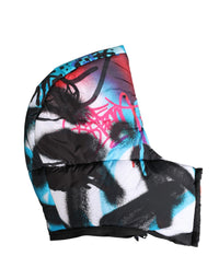 Dolce & Gabbana Multicolor Graffiti Whole Head Wrap Capello Men's Hat